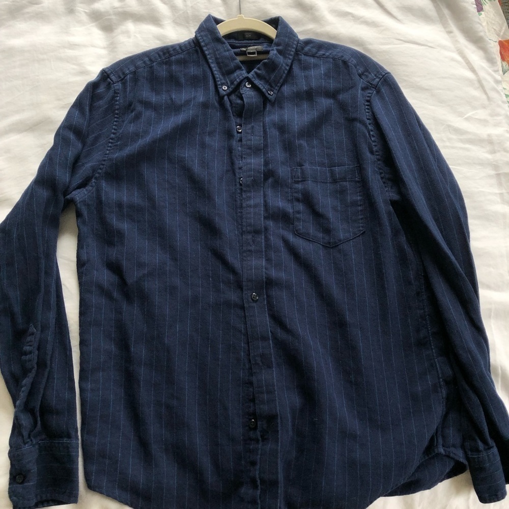 J. Crew Stripe Long Sleeve Button Down